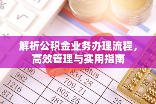 工农解析公积金业务办理流程，高效管理与实用指南