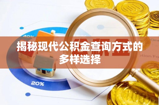 工农揭秘现代公积金查询方式的多样选择