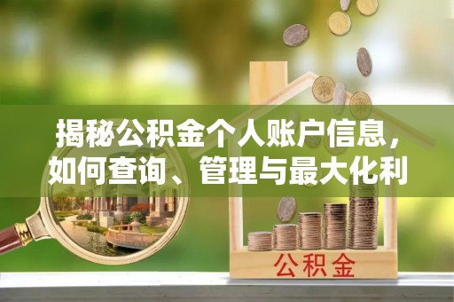 工农揭秘公积金个人账户信息，如何查询、管理与最大化利用