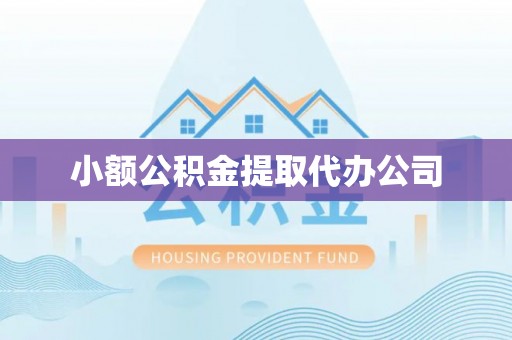 工农小额公积金提取代办公司